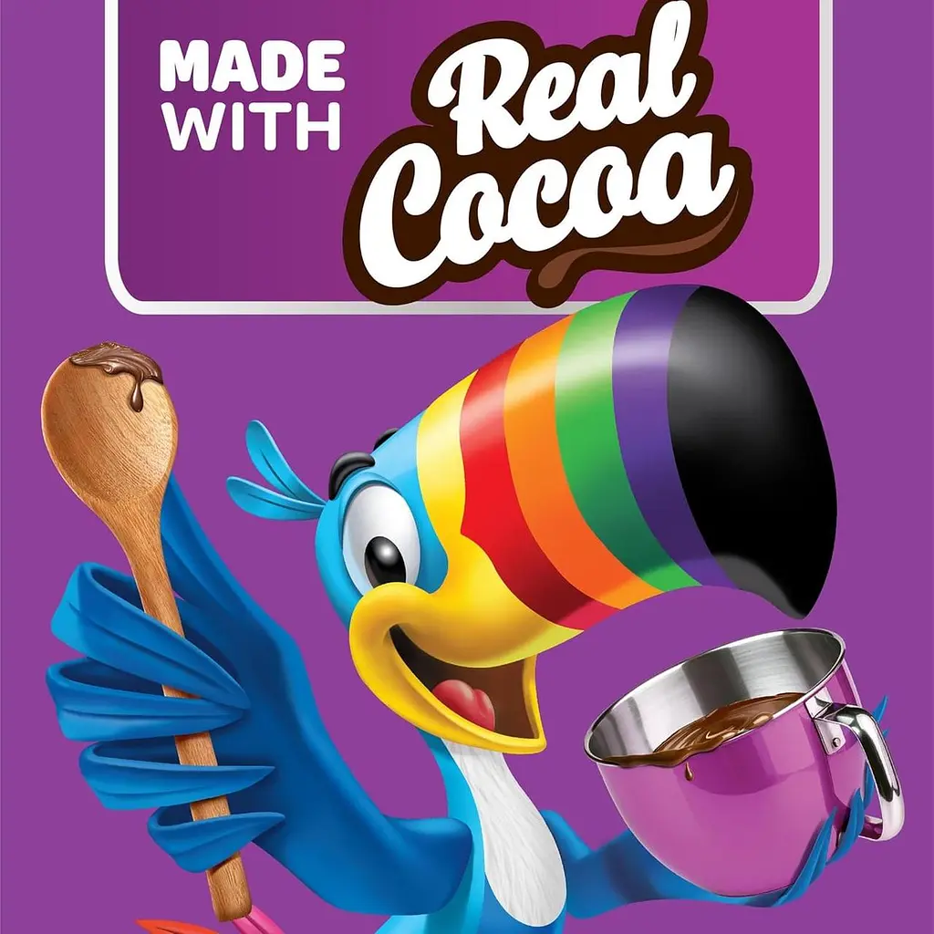 Сухий сніданок Kellogg's Cocoa Loops Makes Milk Chocolatey 470г - фото 6