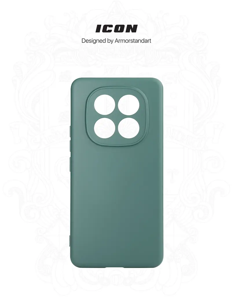 Чехол ArmorStandart ICON для Xiaomi Redmi Note 15 Pro 4G Camera cover Dark Green (ARM89819) - фото 3