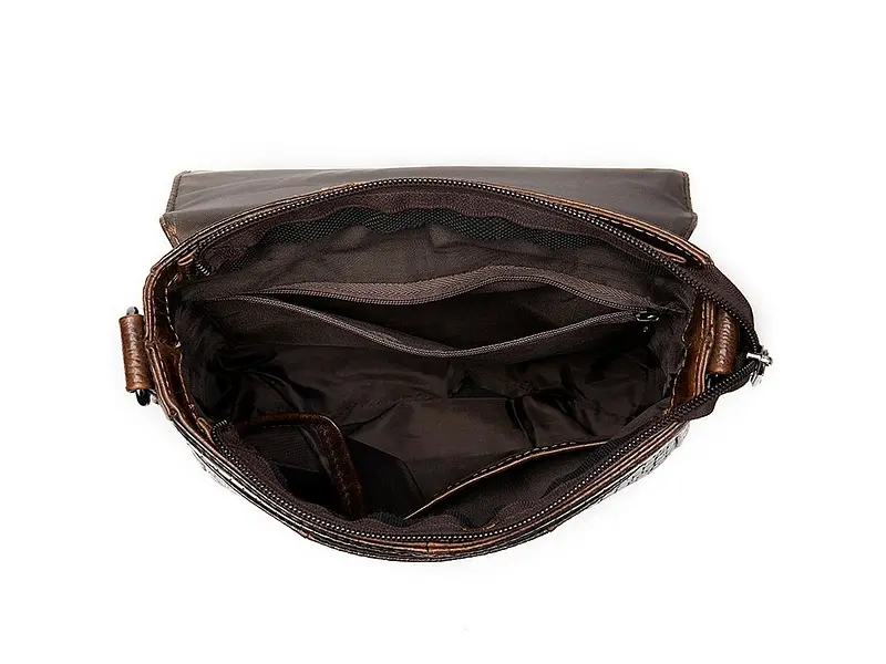 Чоловіча шкіряна сумка Vintage 28,5х22х5,5 см sum0012267 - фото 6