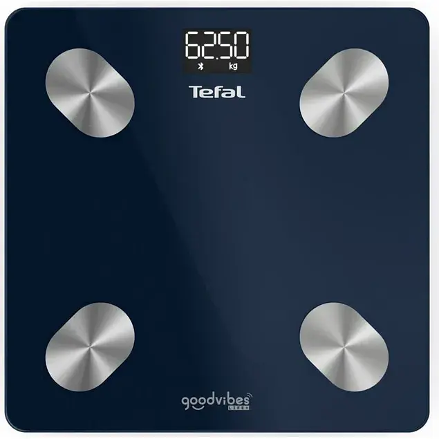Ваги підлогові Tefal Goodvibes Life+ сині (BM9720F0) - фото 2