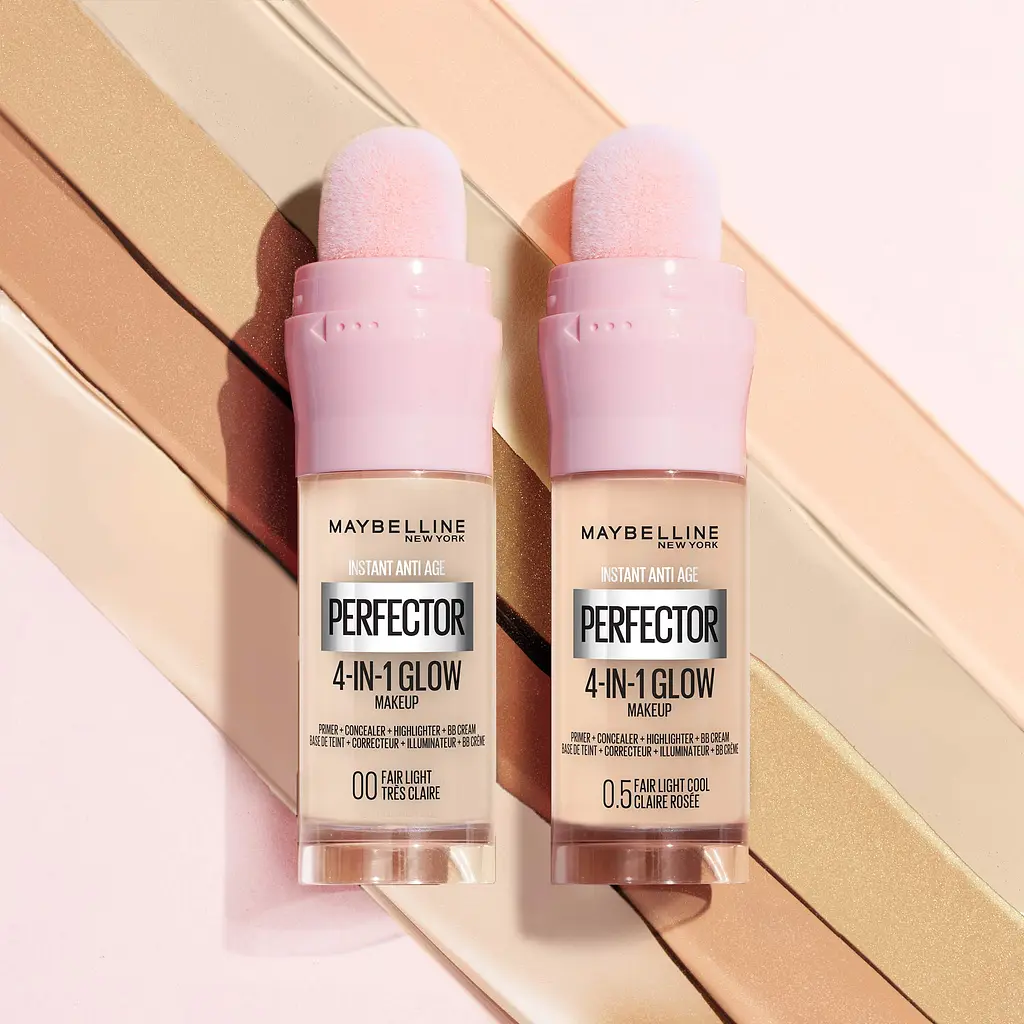 Тональная основа 4 в 1 Maybelline New York Instant Perfector Glow с эффектом сияния тон 0.5 (Fair Light Cool) 20 мл (B3434700) - фото 3