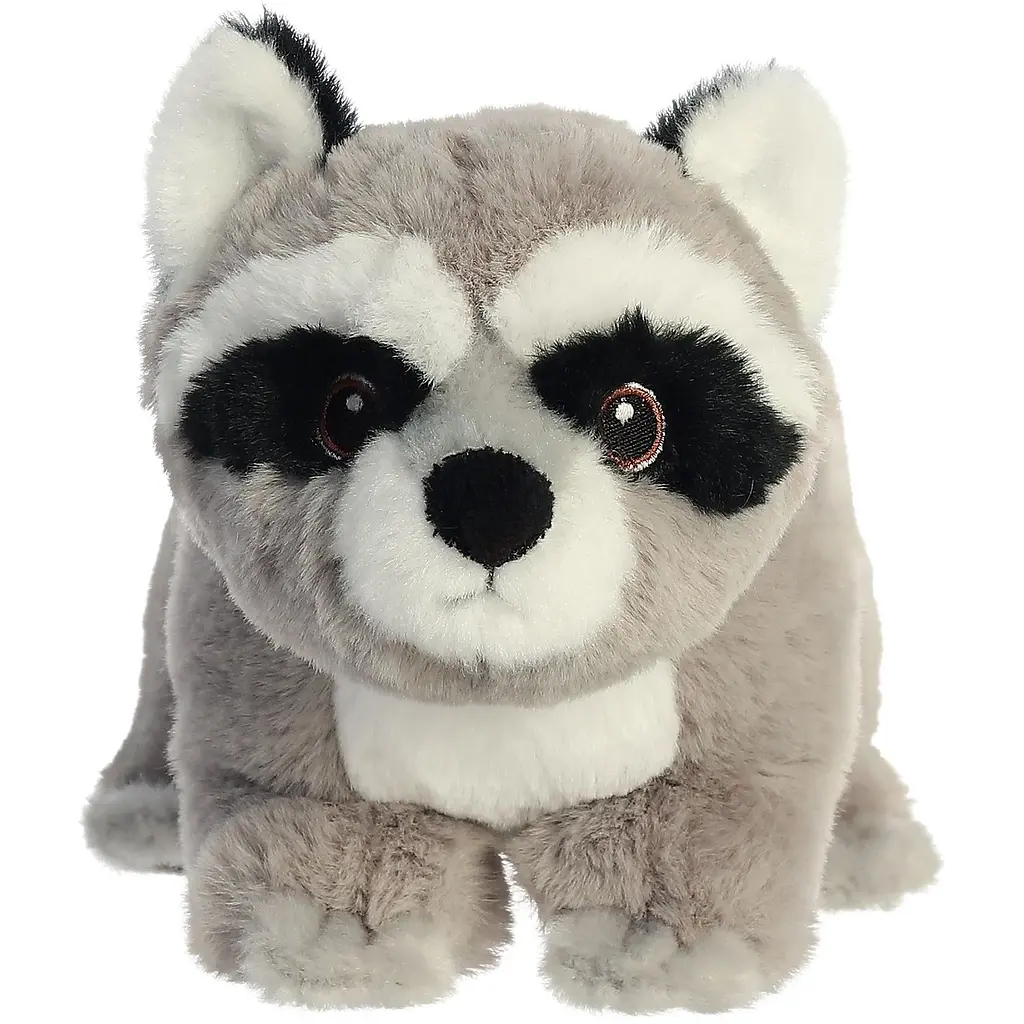 М'яка іграшка Aurora Eco Nation Єнот, 23 см, сіра (200039C) - фото 5