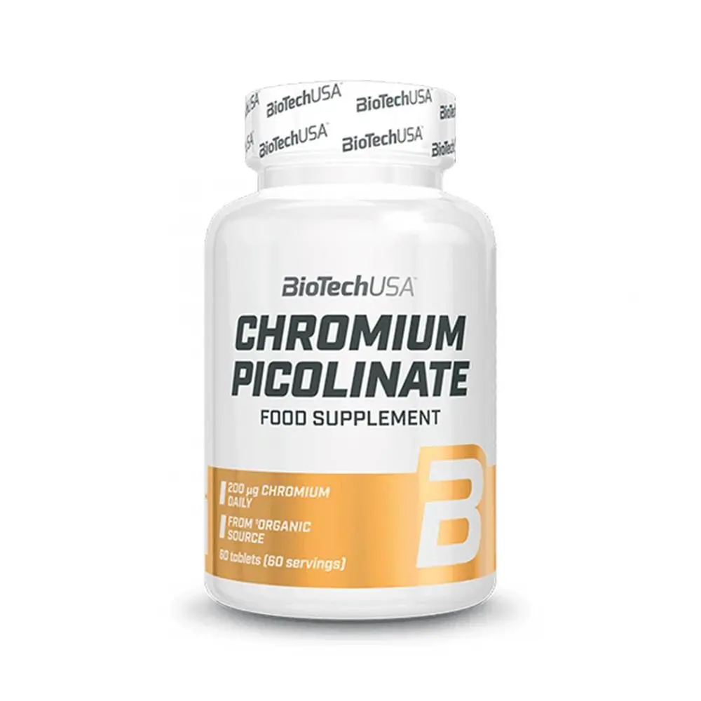 Вітаміни та мінерали Chromium Picolinate, 60 таблеток BioTech vit0001083