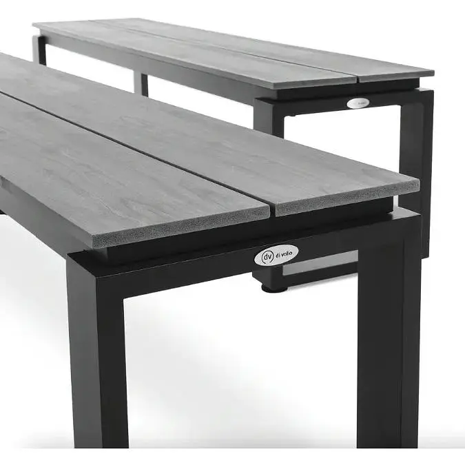Садова лавка (на цвинтар) Di Volio Pisa 160см сірий - фото 2