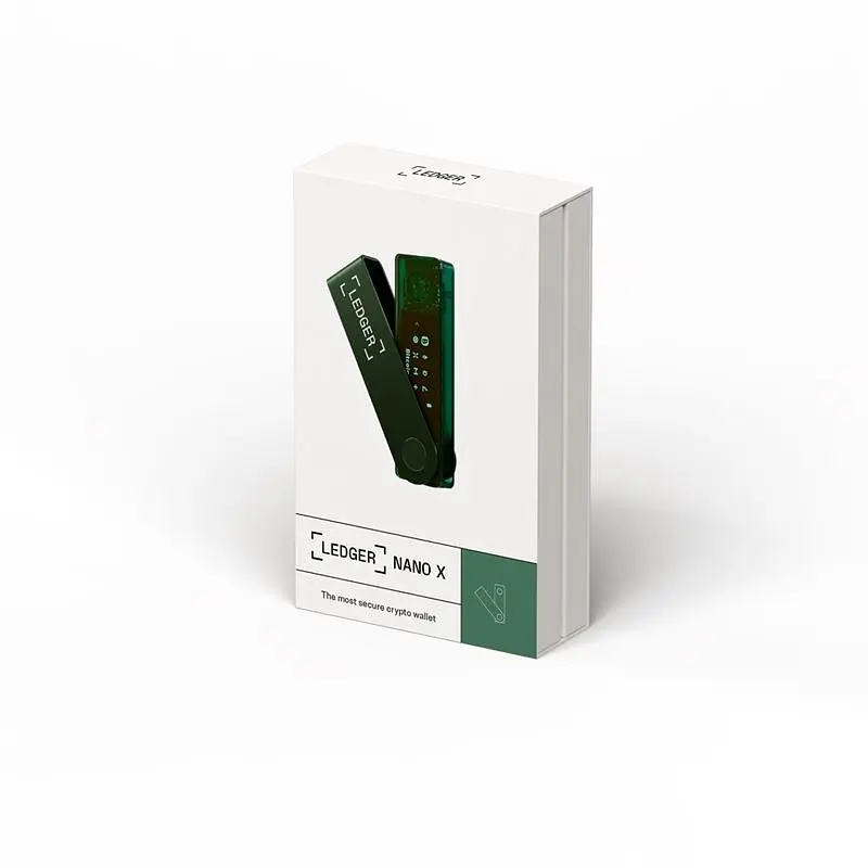 Аппаратный кошелек для криптовалют Ledger Nano X Emerald Green (LNXEG) - фото 6
