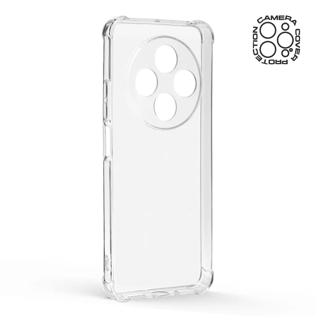 Прозрачный чехол для Xiaomi Redmi 14C 4G/A4 5G Poco C75 4G/M7 5G с защитой камеры и усиленными бортами, тонкий, силиконовый, бесцветный, ударостойкий, противоударный бампер c закрытой камерой, ArmorStandart (ARM85152) - фото 2