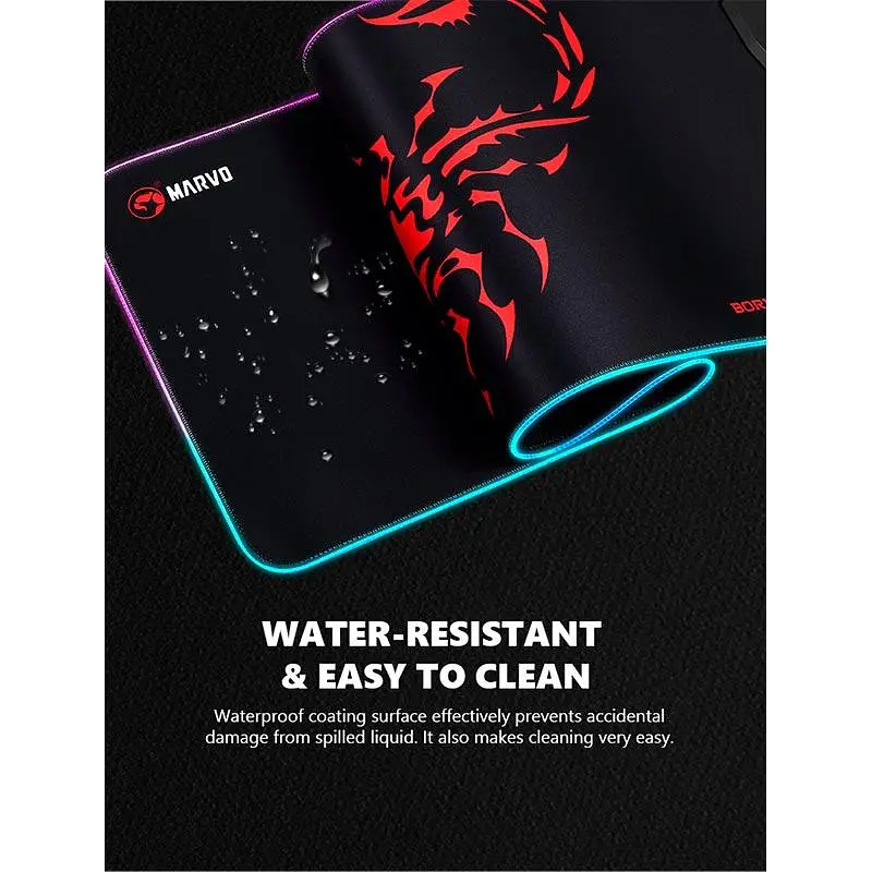 Килимок для миші Marvo MG011 RGB Gaming Mouse Pad |800x300x4mm| |4USB| - фото 2