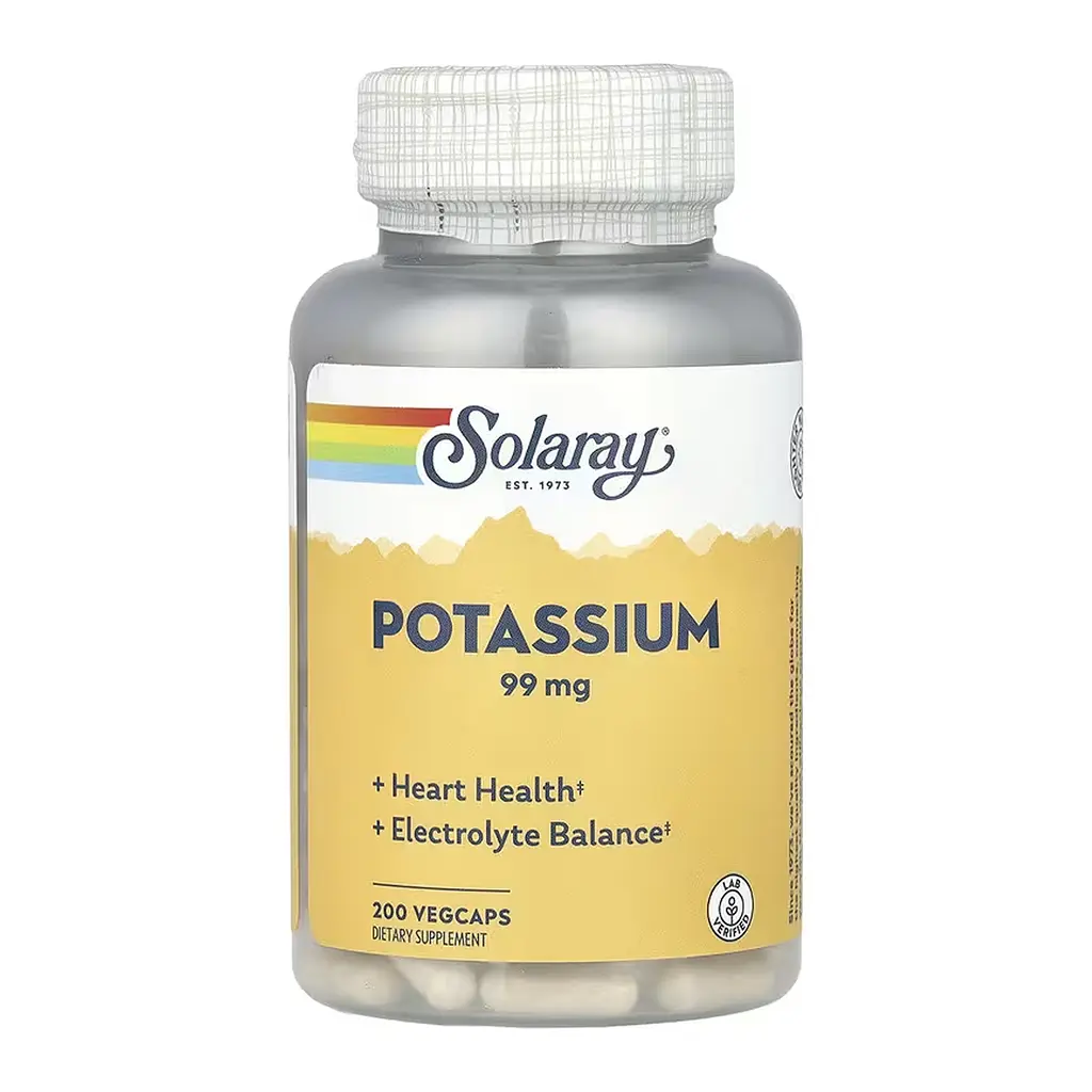 Калій, Potassium 99 mg - 200 vcaps