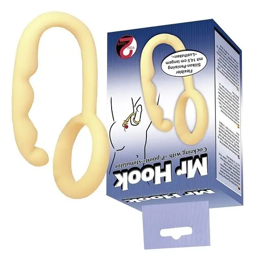 Ерекційне кільце з анальним хвостиком Mr.Hook Cockring Orion 502618 87342 - фото 4