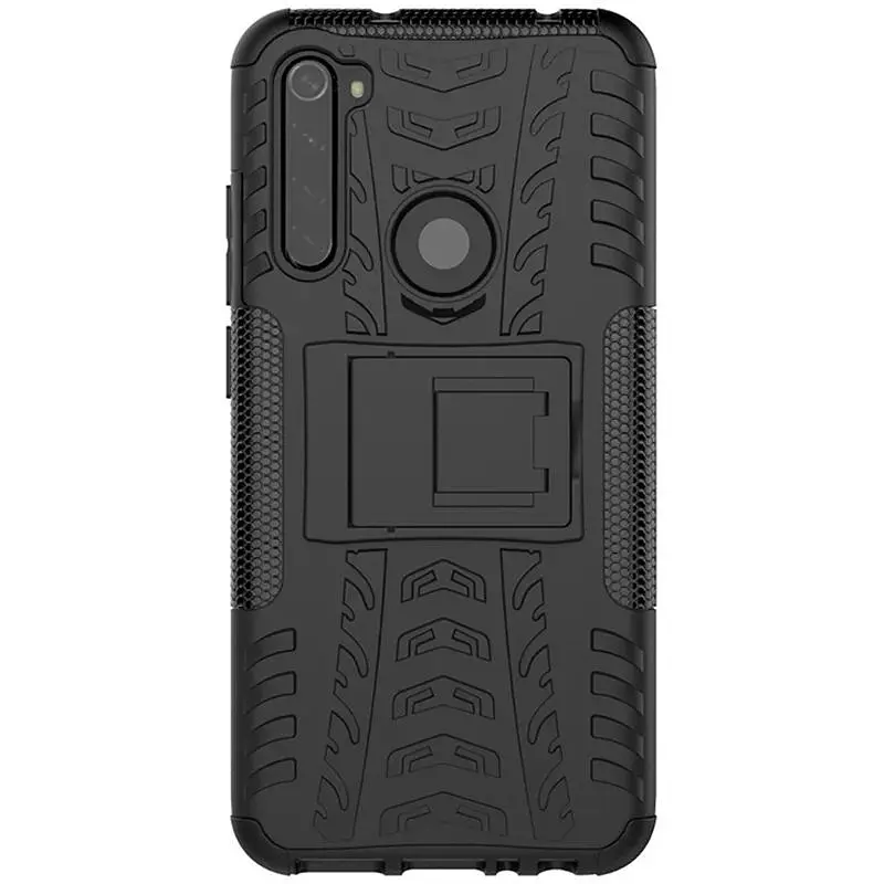 Чохол-накладка Toto Dazzle Kickstand 2 in 1 Case Xiaomi Redmi Note 8 Black - фото 3