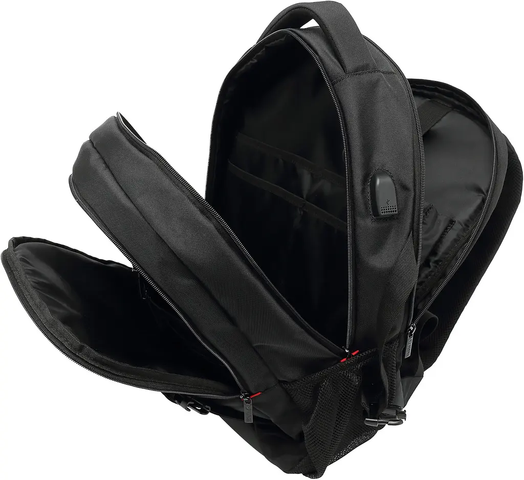Рюкзак Yenkee 20L 15.6" FLASHPACKER YBB 1502 (чорний) (6811354) - фото 6