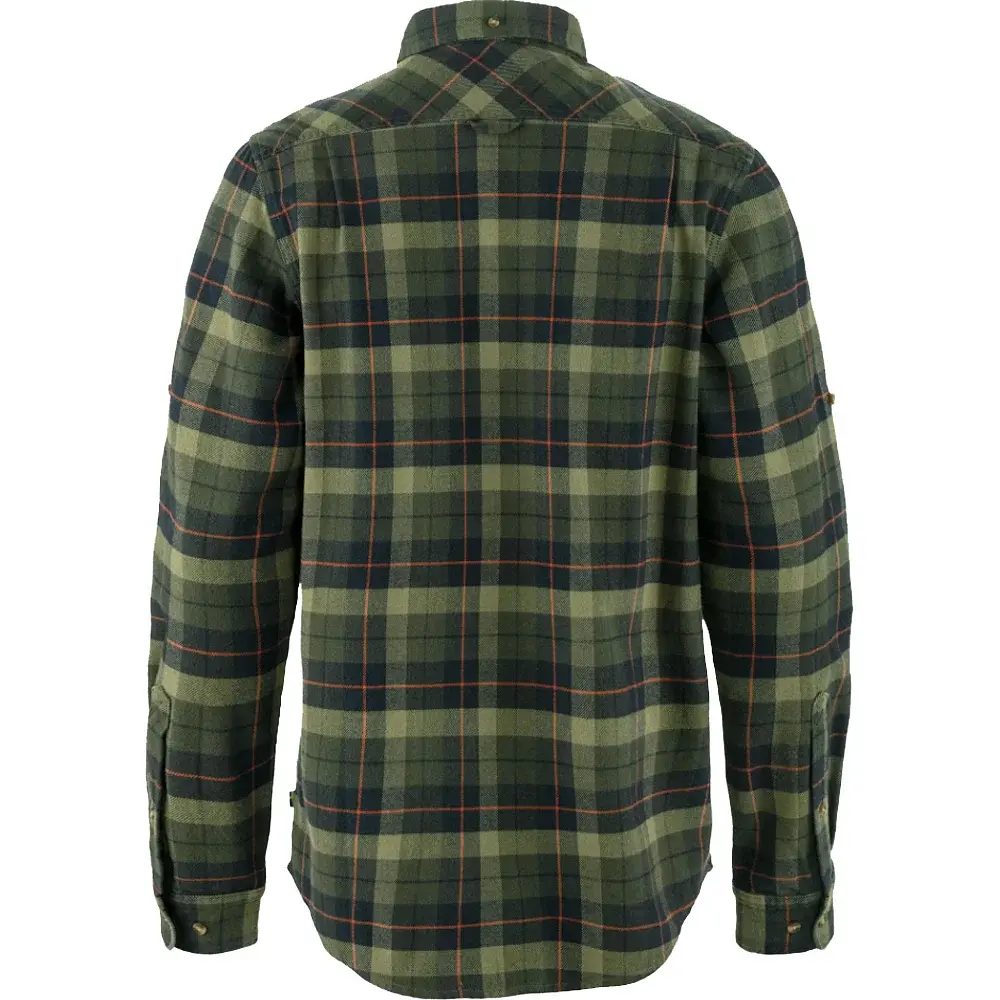 Сорочка Fjallraven Singi Heavy Flannel Shirt XL Black/Deep Forest - фото 2