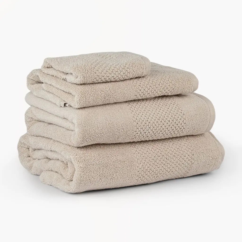 Рушник МВМ My Home Бриз 70х140 см бежевий (BT-03 L BEIGE) - фото 2