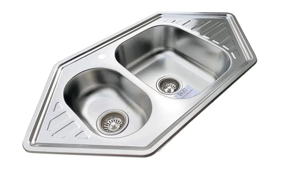 Кухонна мийка Romzha Meduza 1.5C Textura RO49645, Сірий - фото 3