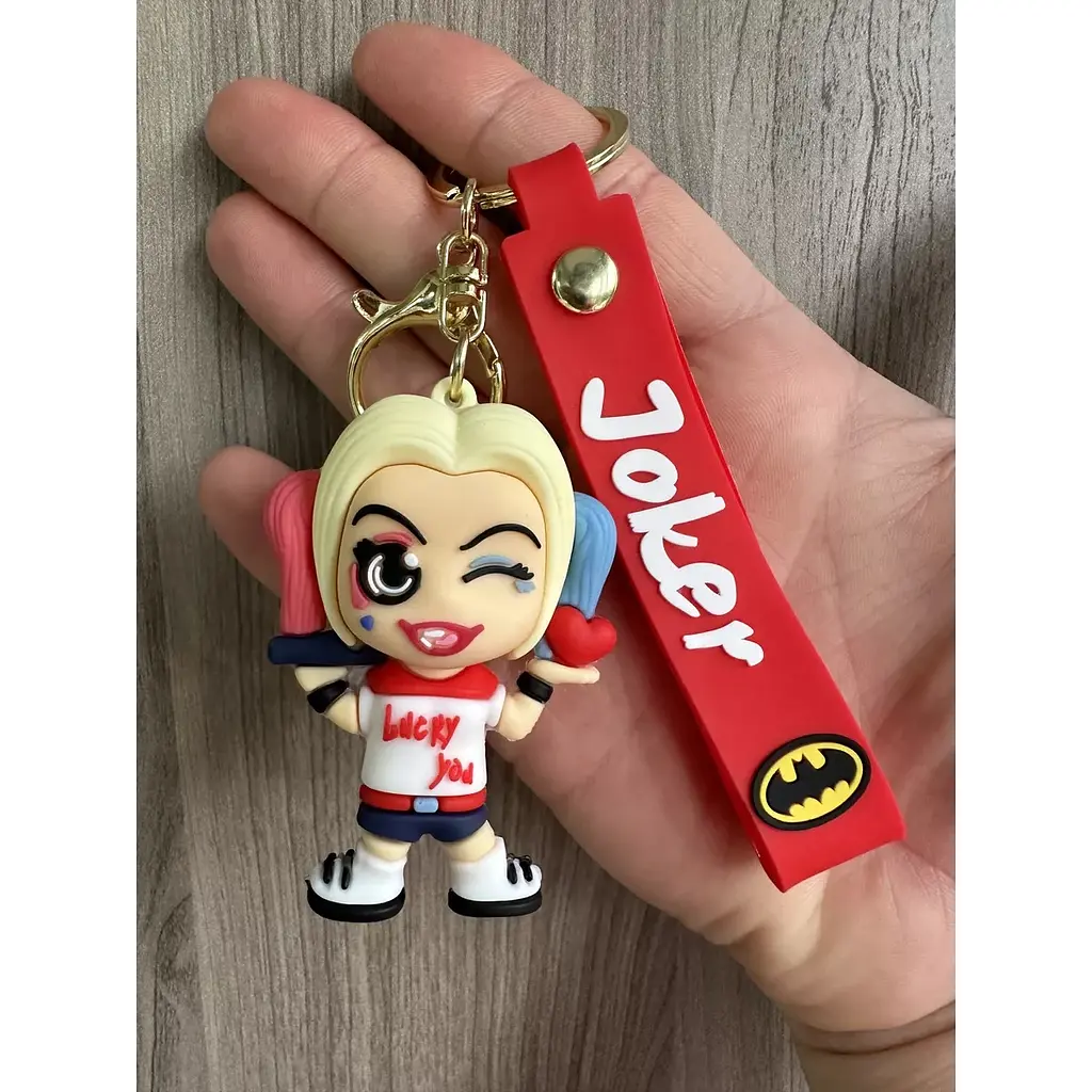 Брелок Watchbands Харли Квинн Harley Quinn большой (KCHN-BTMN/03) - фото 3