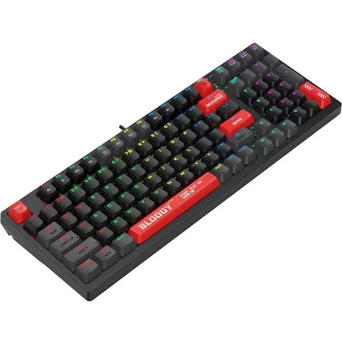 Клавиатура проводная A4Tech Bloody S98 BLMS Red Plus Switch Bloody Red (S98 Bloody Red) - фото 5