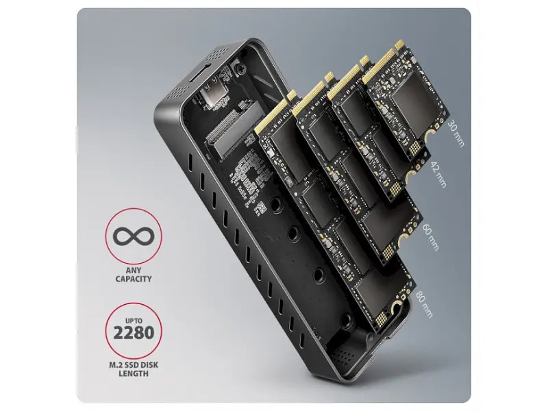 Кишеня для накопичувача AXAGON Armored Box (EEM2-20G) - фото 7