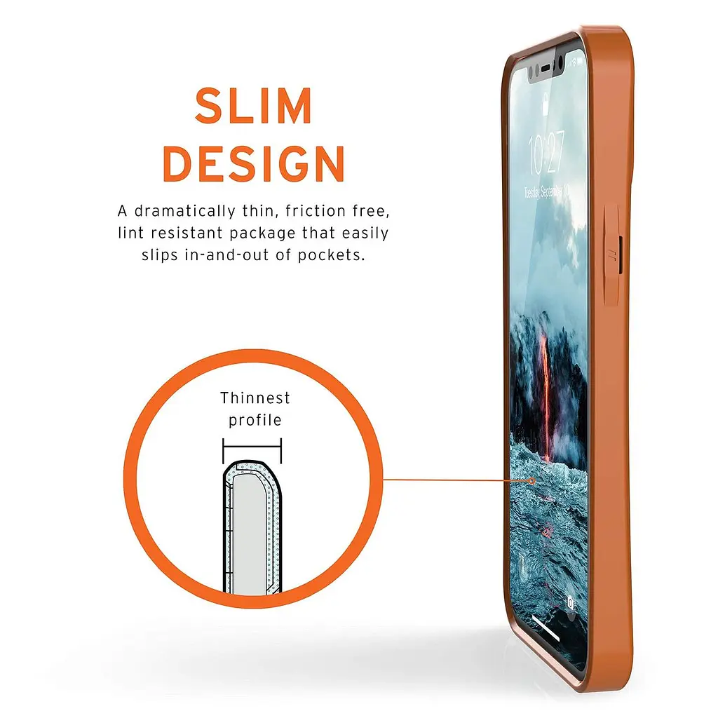 Чохол протиударний UAG Outback 112355119797 для iPhone 12/12 Pro (6.1") Orange - фото 3