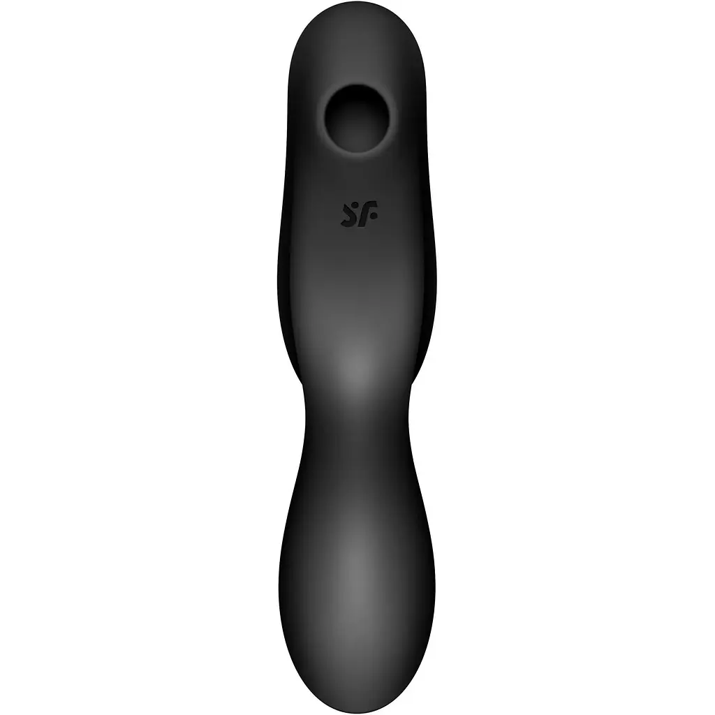 Вакуумный стимулятор с вибрацией Satisfyer Curvy Trinity 2 Black - фото 6