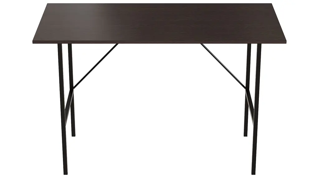 Стіл письмовий Line Тайм Ferrum-decor 750x1000x600 Чорний метал ДСП Венге Магія 16 мм (FRD-106160) - фото 5