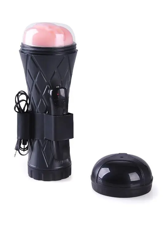 Вібро мастурбатор Masturbator-Vibrating Vagina cyber skin Latarka Boss Series 60-00025 98353 - фото 3