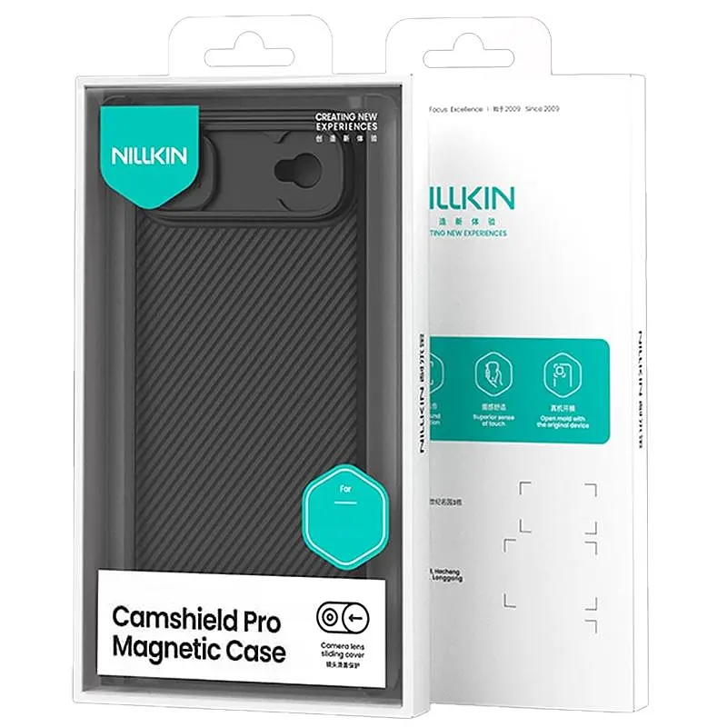 Карбонова накладка Nillkin CamShield Pro Magnetic для Apple iPhone 17 Air 6.5" Black - фото 6
