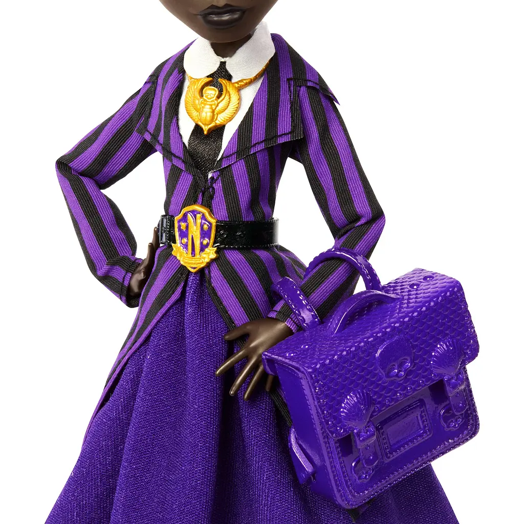 Колекційна лялька Monster High X Wednesday Б'янка у шкільній формі (JDR71) - фото 4