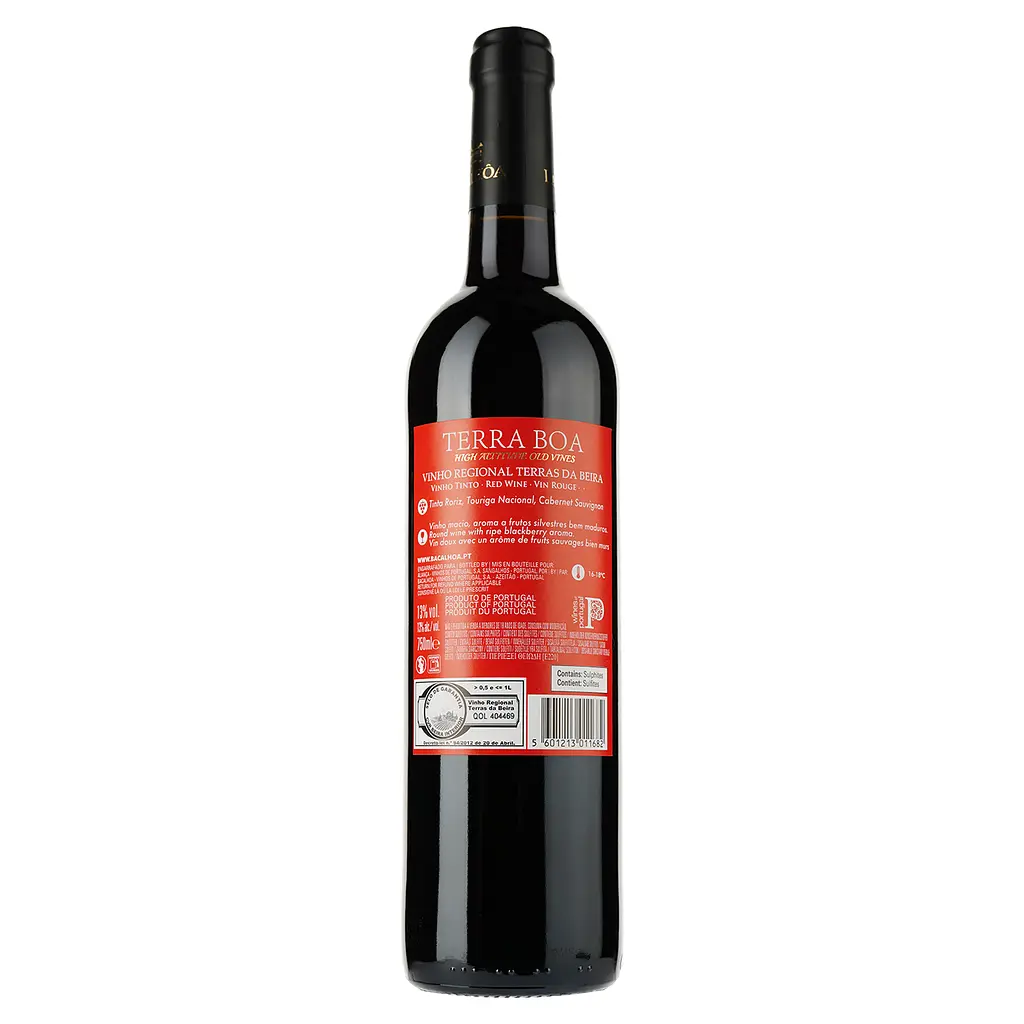 Вино Bacalhoa Terra Boa, червоне, сухе, 13,5%, 0,75 л (8000018967850) - фото 2
