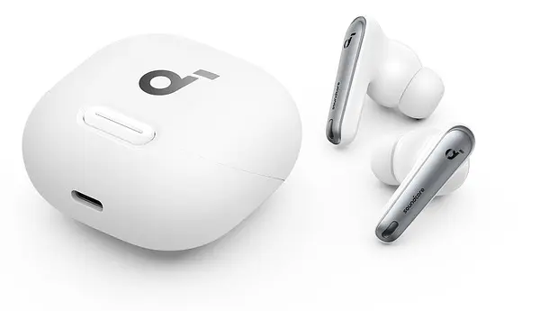 Навушники Anker SoundСore Liberty 4 NC Clear White (A3947G21) - фото 7