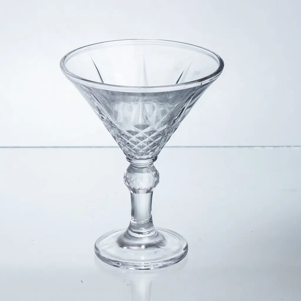 Набір келихів для мартіні Yiwu Golden Martini 6 штук по 215 мл коктейльні келихи класичні конусовидні для напоїв HP-17-58 - фото 2