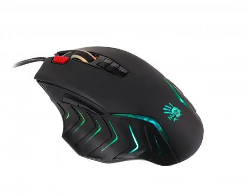 Мышь Bloody J95s Black, USB Activated, Extra Fire Button, 8000 dpi, RGB, 20M нажатий - фото 3
