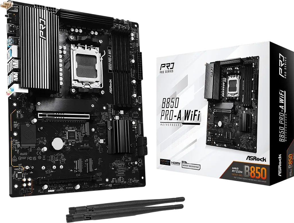 Материнська плата ASRock B850 PRO-A WIFI Socket AM5