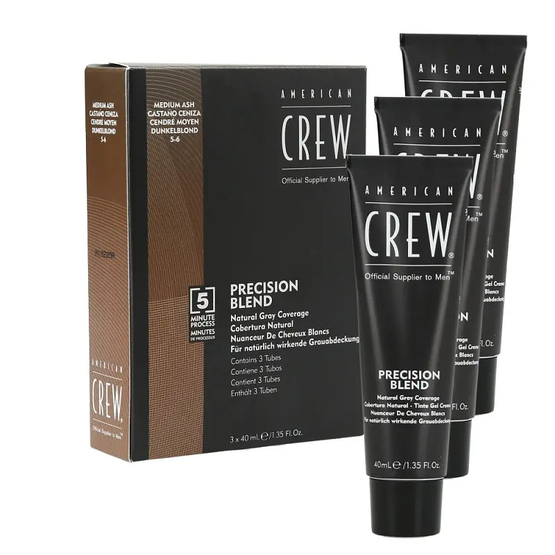 Система маскування сивини American Crew Precision Blend Shades 5-6 3х40 мл