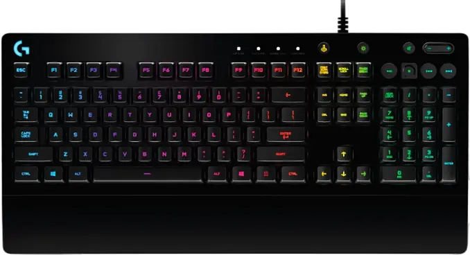 Клавіатура Logitech G213 Prodigy Ukr RGB Black (920-010740) - фото 3