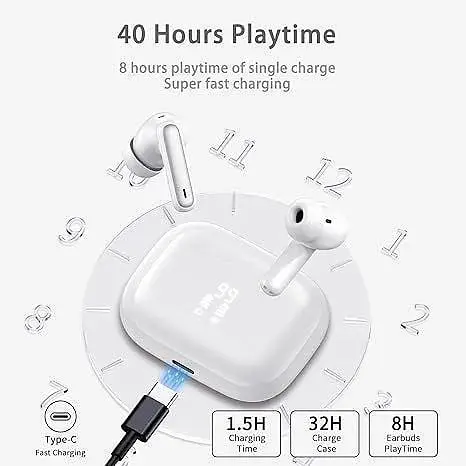 Бездротові водонепроникні навушники Xinwld A97 Pro IP7 Bluetooth White - фото 4