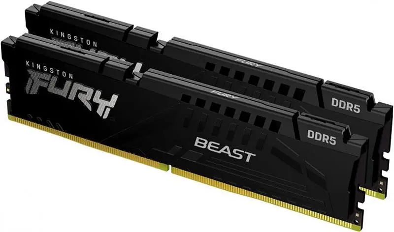 Модуль памяті DDR5 2x16GB/5600 Kingston Fury Beast Black (KF556C36BBEK2-32) - фото 2