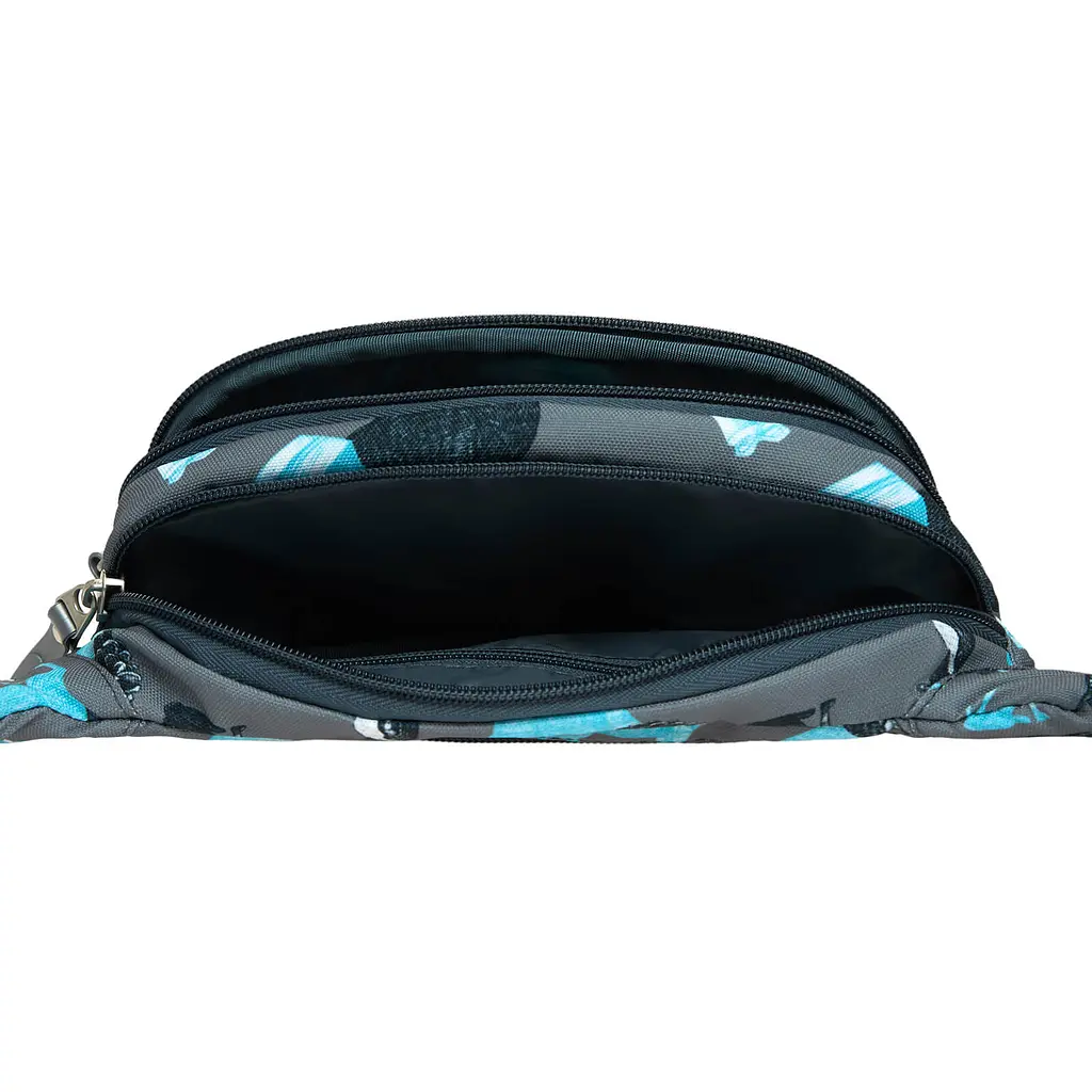 Сумка-бананка Bagland Bella 2 л сублимация 740 серая (00202664) - фото 4