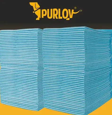 Практичні гігієнічні пелюшки для тварин 60х90см 100 шт Purlov 21603- ефективна абсорбція - фото 8