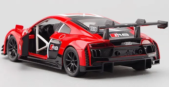 Колекційна металева модель автомобіля Автопром Audi R8 LMS з інерцією, світлом та звуком 1:24 - фото 4
