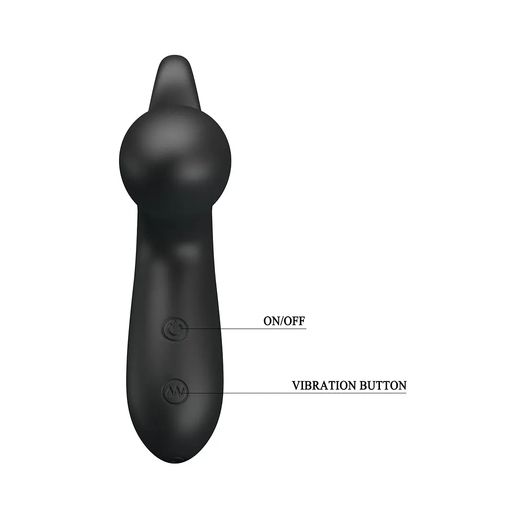 Масажер простати - Pretty Love Barrack Prostate Stimulator Black - фото 6