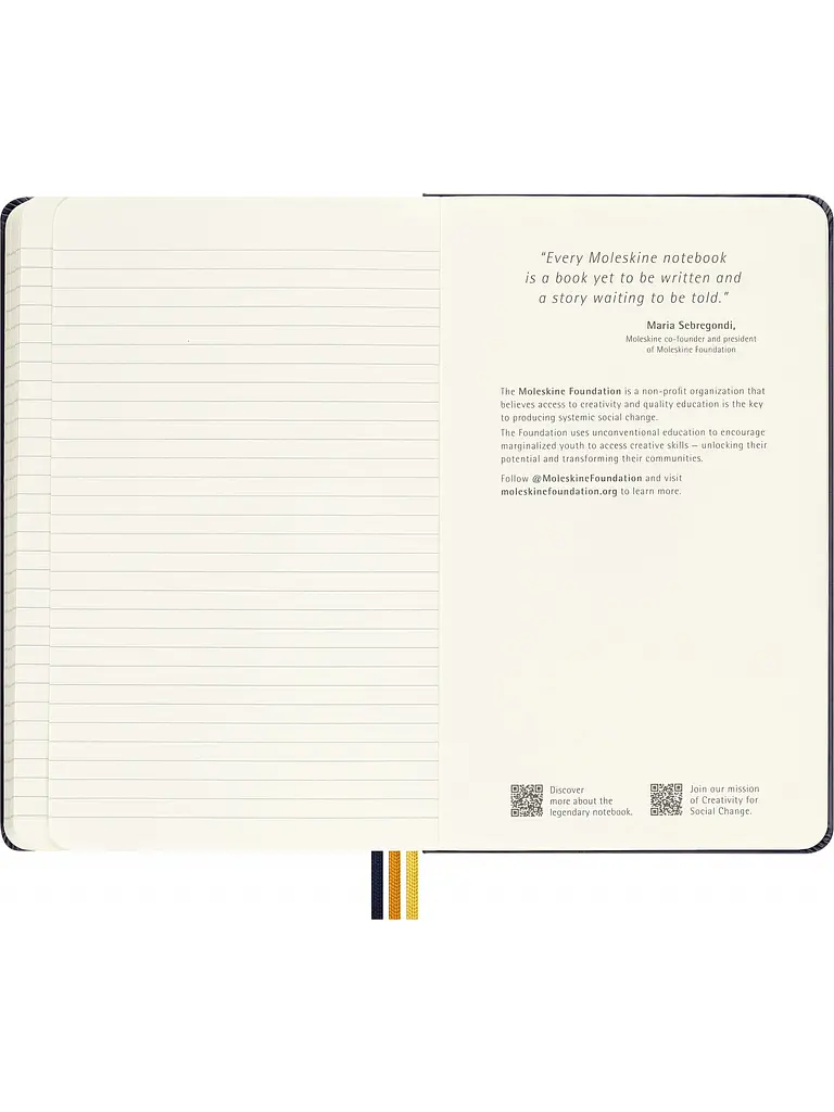 Записник Moleskine x K-Way середній, Лінійка Синій Нейлон (SKQP060KWBLUEK89) - фото 5