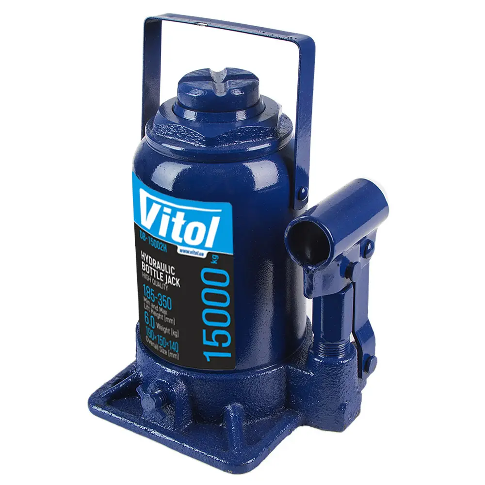 Домкрат гідравлічний телескоп Vitol 15 т JX107S (DB-15002H) - фото 2