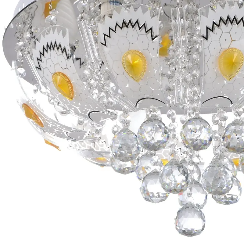 Люстра потолочная Brille торт хрустальная E14 CH (BCL-455C/6) - фото 2