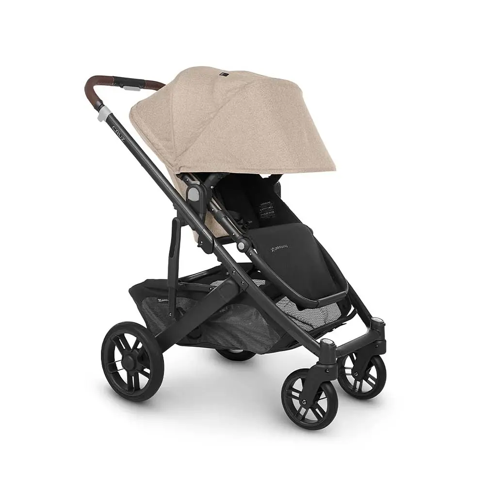 Прогулянкова коляска Uppababy Cruz V2 - LIAM +люлька Uppababy Carrycot-Stella Grey Brushed Melange Silver Frame - фото 3