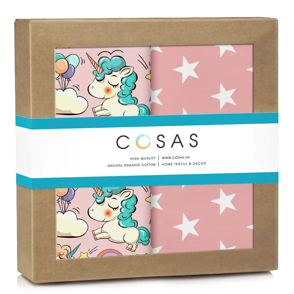 Багаторазові пелюшки дитячі UNICORN CS4 2шт COSAS (4822052127919)