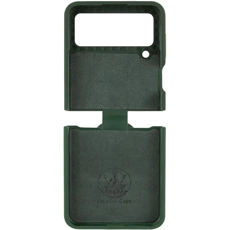 Чохол Foldables Silicone Cover Lakshmi (AAA) для Samsung Galaxy Z Flip4 Зелений / Cyprus Green - фото 3