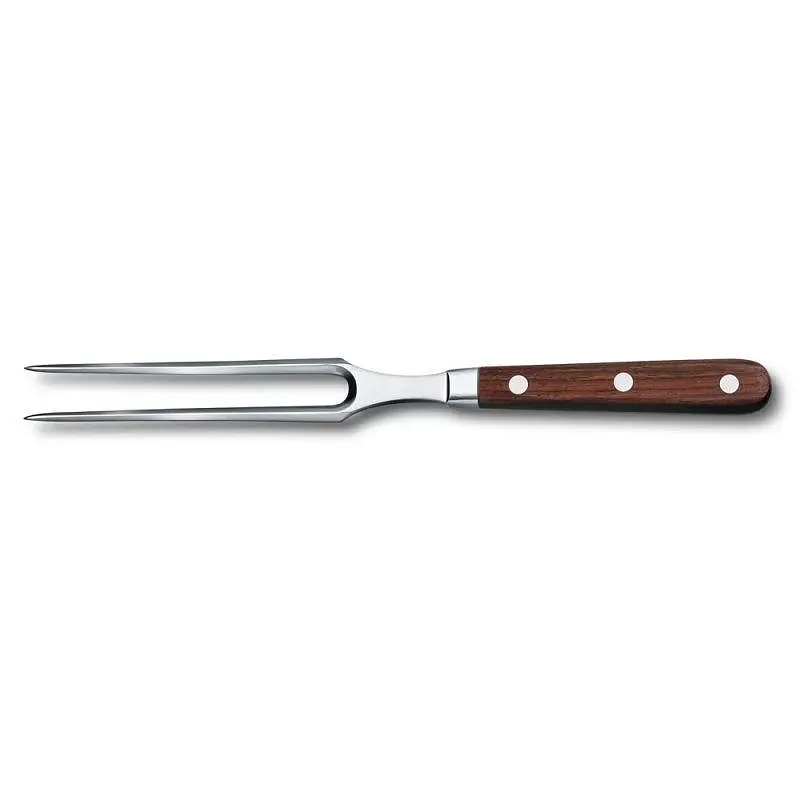 Набір кухонний Victorinox Grand Maitre Сhef's Wood Cutlery Block 6шт з дерев. ручкою з підставкою (5 ножів, віделка) - фото 8