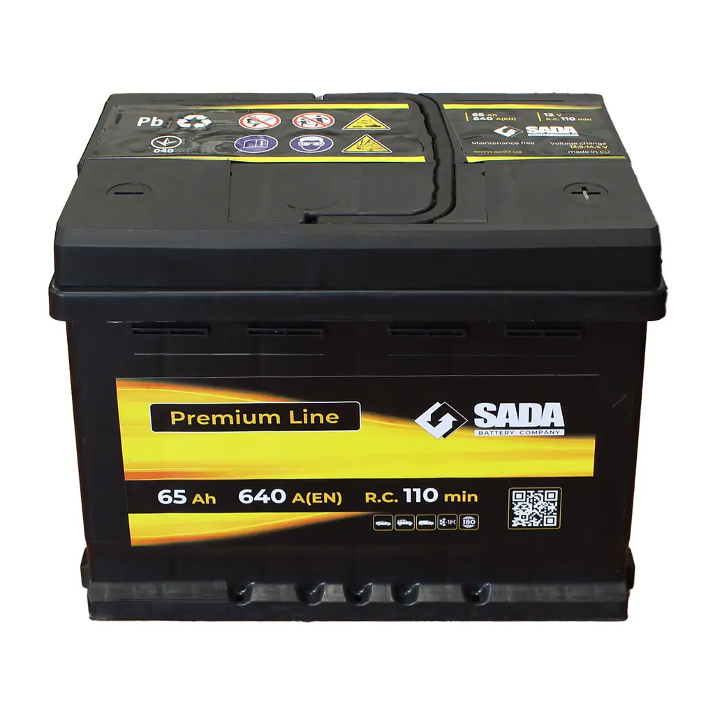Стартерная батарея 65Аз SADA Premium Line SMF 65Ач, 640А - фото 2