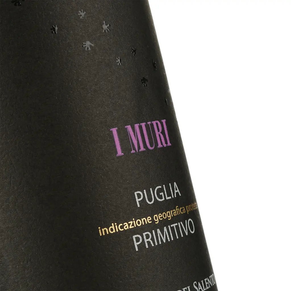 Вино Fantini Farnese I Muri Primitivo, красное, полусухое, 14%, 0,75 л (8000017138954) - фото 3