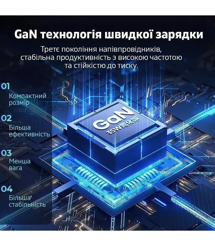 Мережевий зарядний пристрій Remax 35W PD + QC Fast Charger Білий (RP-U87) - фото 2